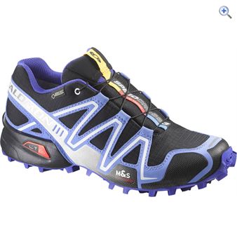 Salomon Speedcross 3 GTX Women's Trail Running Shoe - Size: 4 - Colour: BLK-PETUNIA